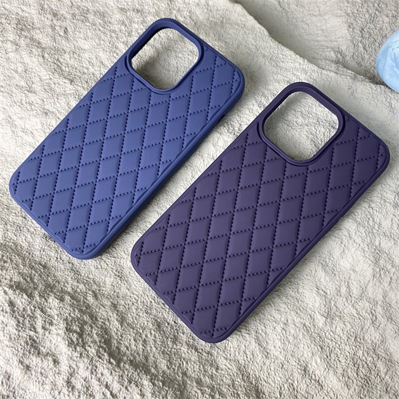 Cairan Silikon Casing Berlian Untuk Iphone14 13 12 11 Pro X XS MAX 14Plus XR Anti-Soft Case