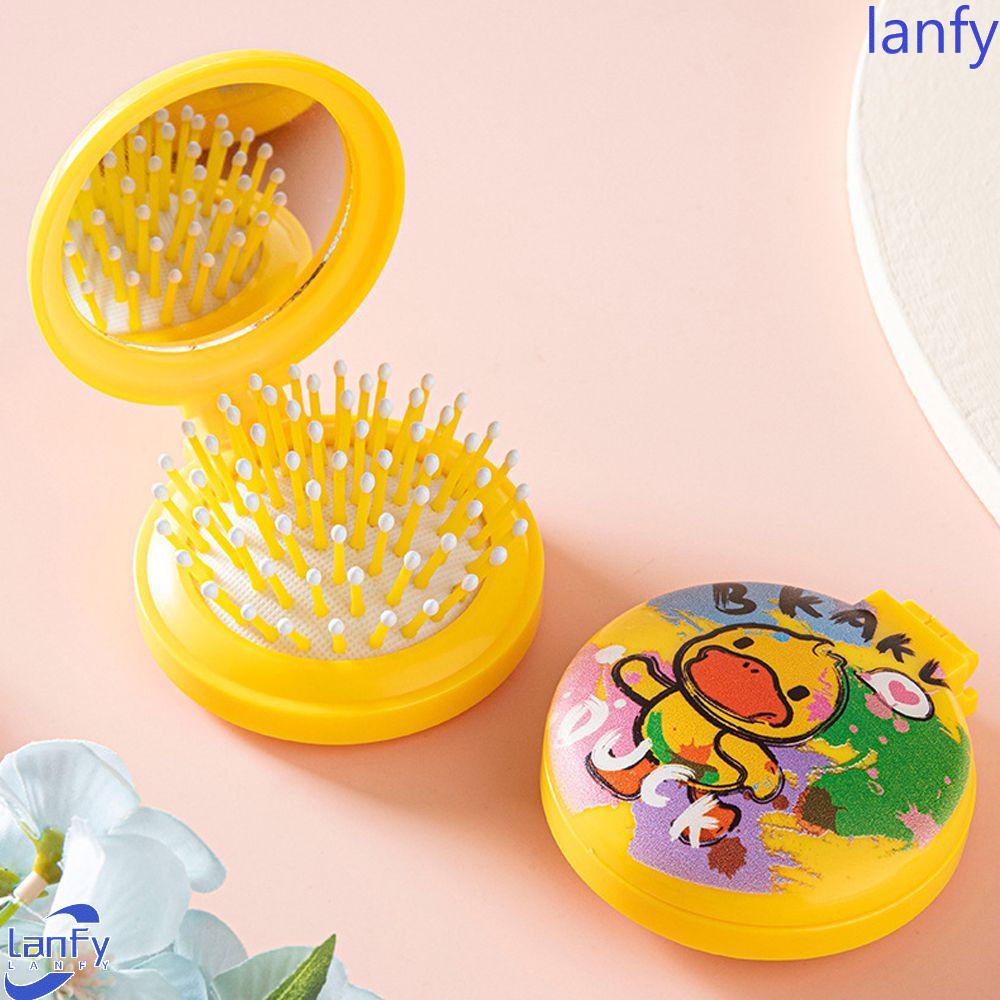 Lanfy Lipat Airbag Sisir Bulat Anak Kids Kecil Air Cushion Kartun Kepala Pijat Gadis Sikat Hairdressing Comb