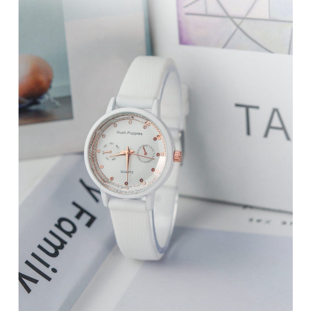 BAJ Jam Tangan Quartz Strap PU Analog Casual Gaya Retro Wanita &amp; Pria Ulzzang Watch Korean Fashion RM078