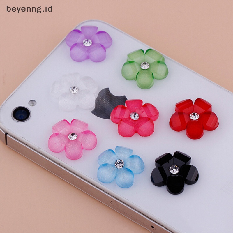 Beyen Baru DIY 20pcs 10mm resin Bunga flatback Scrapbooking Untuk Telepon/Pernikahan Kerajinan ID