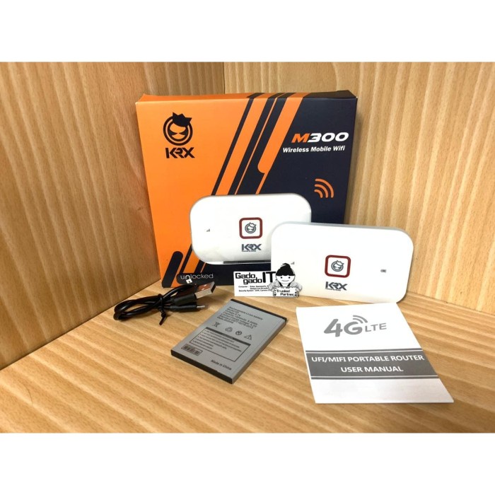 Mifi Router BLAZZ KRX M300 Speed 4G LTE Mobile Wifi Hotspot (UNLOCK)