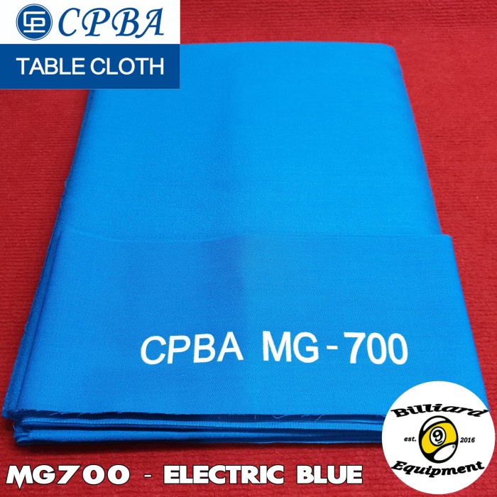 Kain Laken 9Feet CPBA MG-700 - Electric Blue | Billiard Cloth