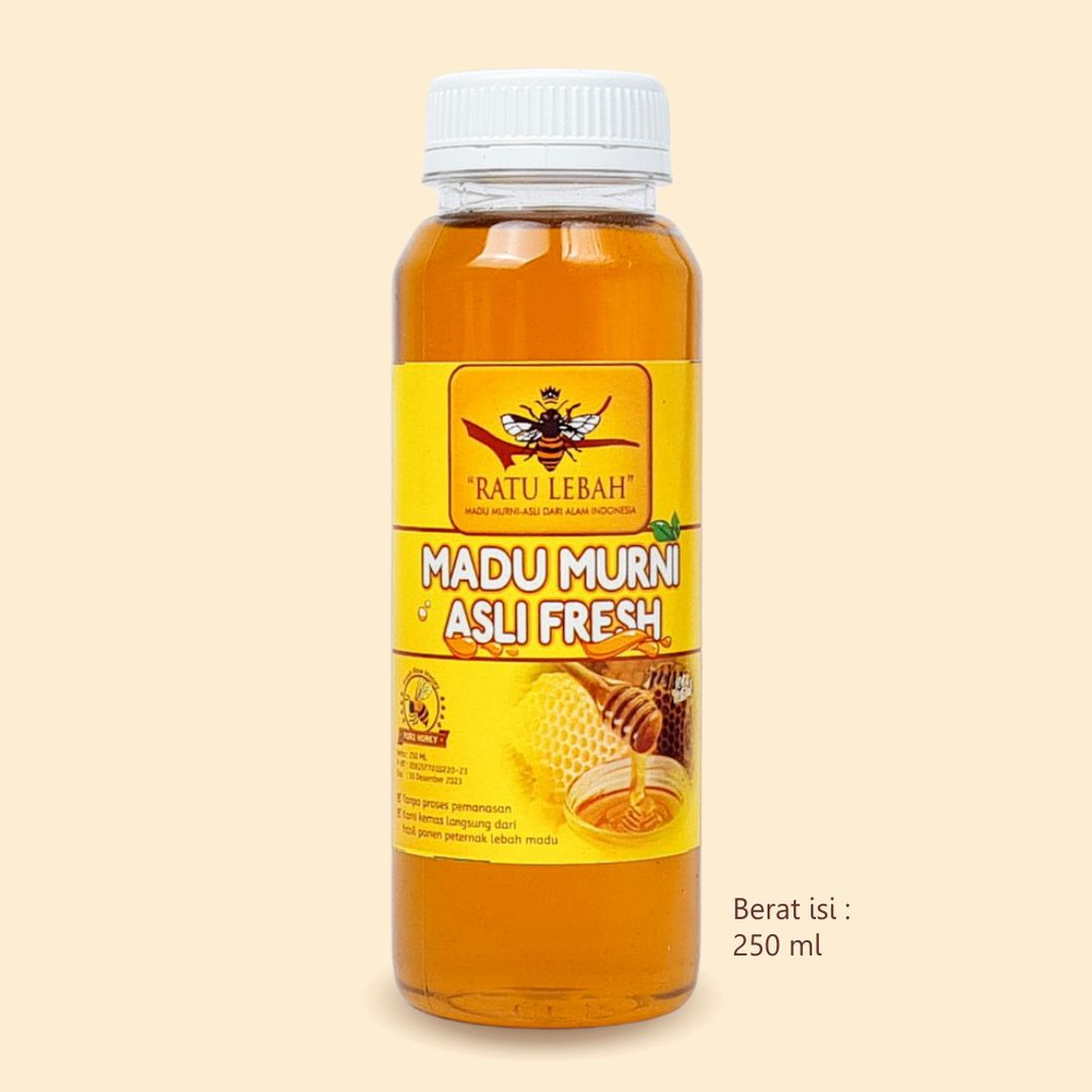 

Madu Murni Asli 250 ml Fresh Garansi Uang Kembali Palsu Masih Mentah Raw Honey