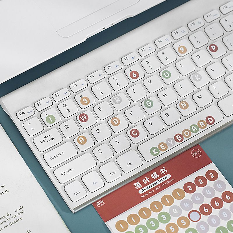 

Dotted Letters - 2 lembar - stiker huruf dekorasi DIY planner journal - korea lucu [thehanscorner] 2