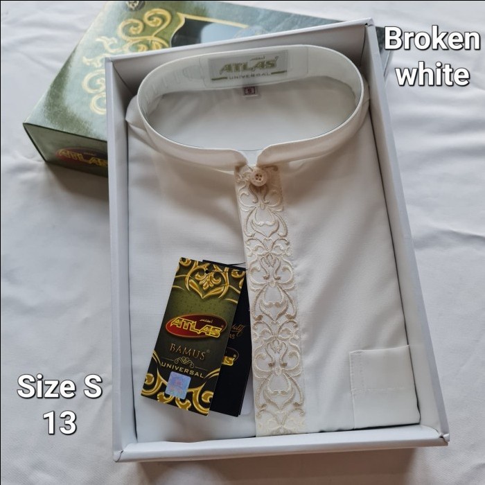 Baju koko Atlas Lengan panjang - Size S motif 13