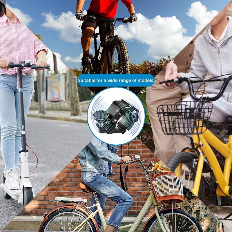 4warna Kreatif Aluminium Alloy Concealed Bicycle Bell/Cincin Sepeda Gunung Universal Peringatan Tanduk Bersepeda Aksesoris Keselamatan Luar Ruangan