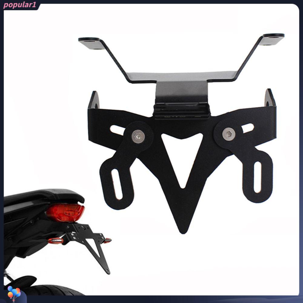 Populer Dudukan Plat Nomor Belakang Sepeda Motor Taillight Plat Frame Fender Eliminator Plat Lis Belakang Bracket Plat Lipat Untuk HONDA Cb650R2019+