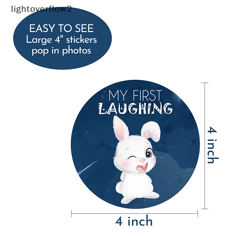 [lightoverflow2] 32pcs 4-inch baby growth month ers milestone Bayi ers Bulan Baru Lahir ers [ID]