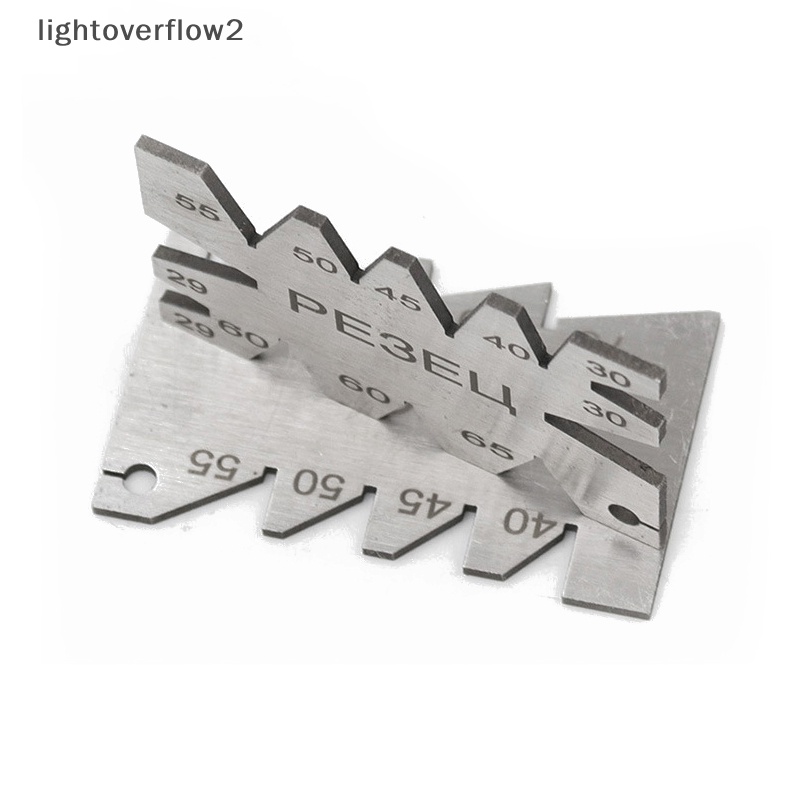 [lightoverflow2] Angle Gauge Wire Cutg Stainless Besi Carbon Steel Alat Setg Tempel Ulir Lapis Nikel Tukang Kayu Gauging Alat Ukur Sudut [ID]