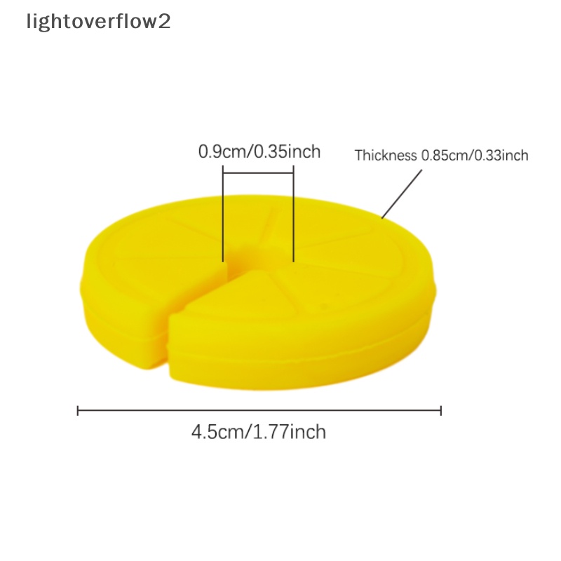 [lightoverflow2] Klip Panci Bentuk Lemon Silikon Food Grade Kreatif Alat Dapur Gadget Anti-Overflow Stoppers Penutup Panci Pengangkat Holder [ID]