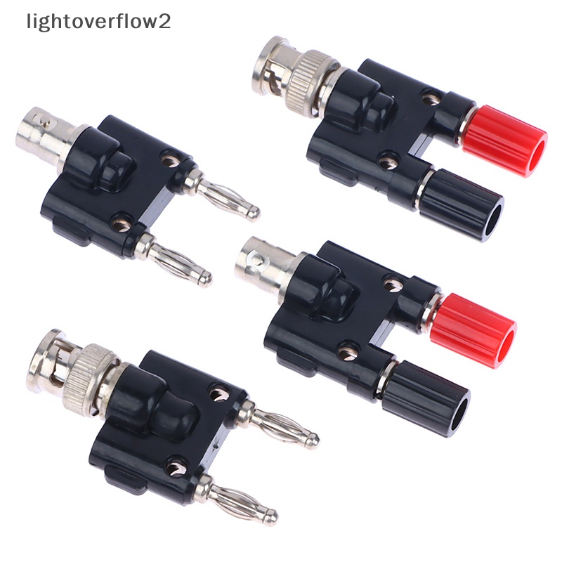 [lightoverflow2] 1pcs BNC Banana Male Female Jack Konektor Coaxial BNC Tee Tipe 3Way Splitter [ID]