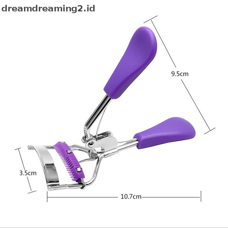 (drea) Penjepit Bulu Mata Dengan Sisir Built-in Eyelash Curler with Built-in Comb//