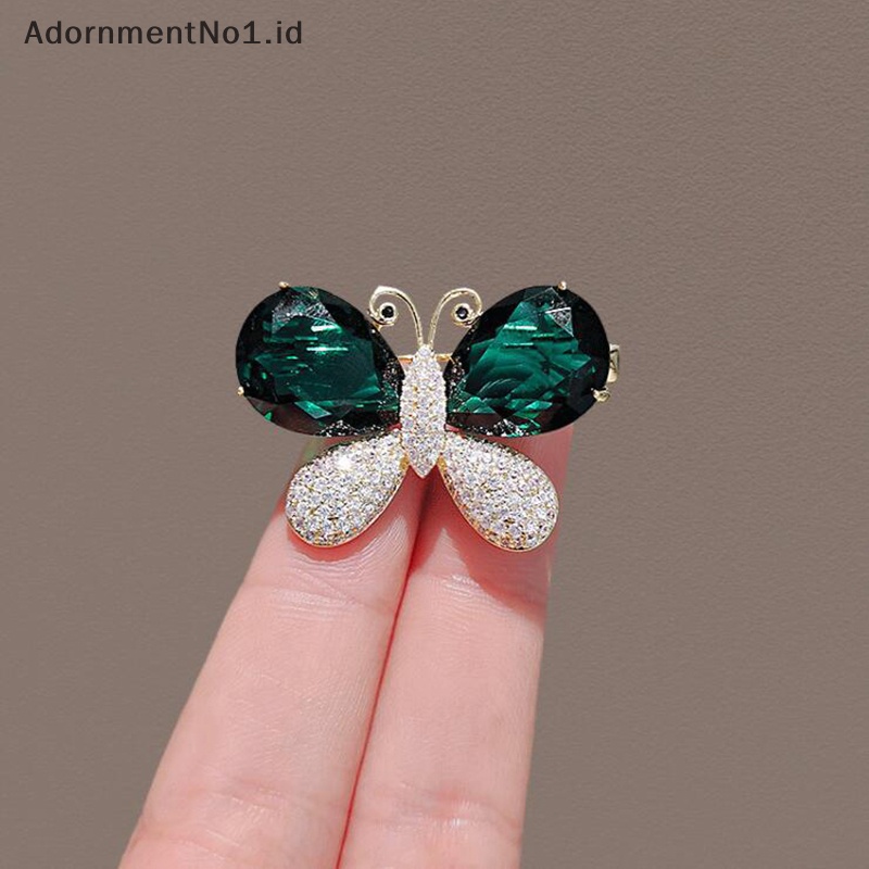 [AdornmentNo1] Bros Serangga Vintage Butterfly Brooch Pin Perhiasan Untuk Wanita Aksesoris Hadiah Aksesoris [ID]