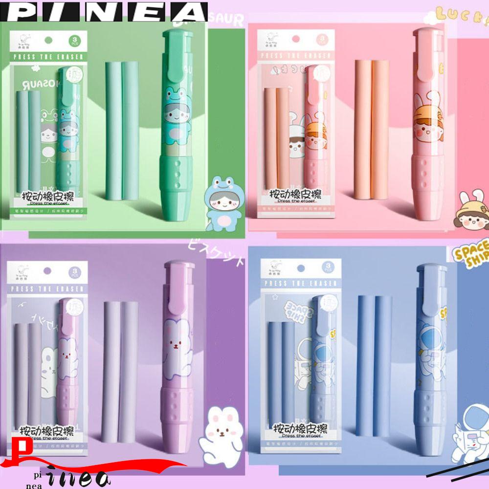 Pineapple 2PCS Penekan Pensil Eraser Kado Alat Tulis Untuk Anak Pen Type Eraser