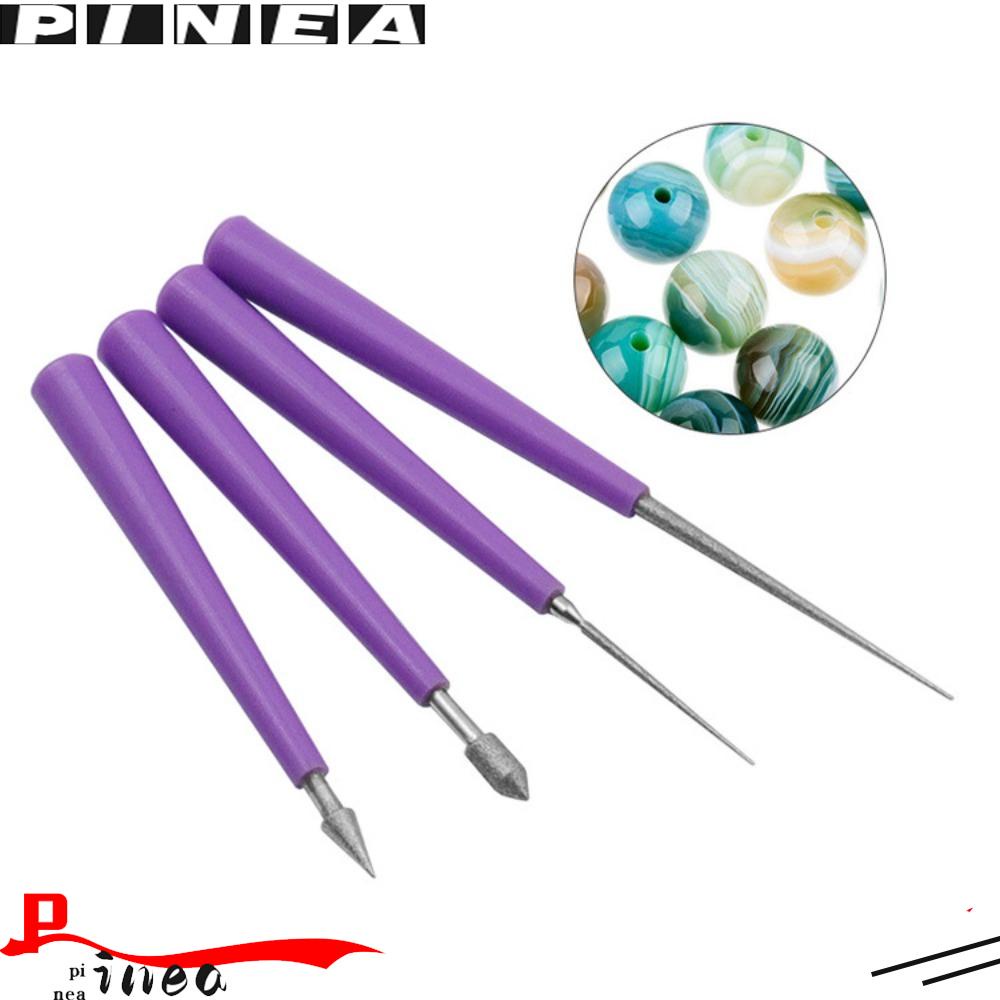 Nanas 4 Pcs/Set Reamer Pin Baru New Arrival Manik-Manik Lubang Berlian Mutiara Kaca Bead Reamer Burr Manik-Manik