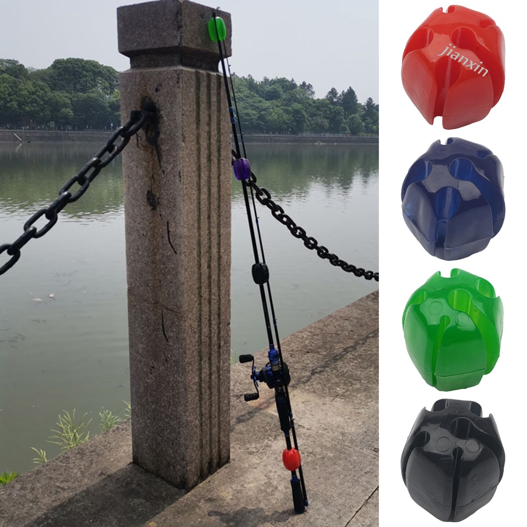 [Jianxin] fishing Rod Storage Ball Multifungsi Multi-Warna Mini Portable Reusable Pole Memperbaiki Silikon Tahan Aus Pancing Organizer Alat Pancing