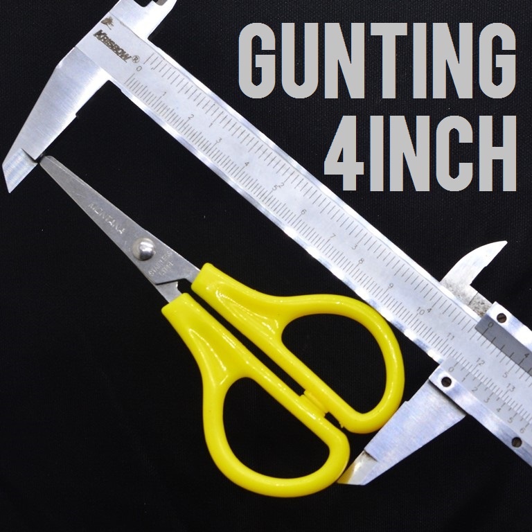 

(H5) GUNTING 4INCH WARNA 11.5 CM 4 inch stainless steel stainles