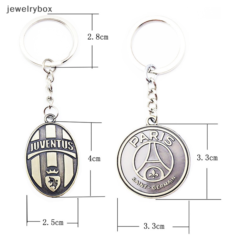 [jewelrybox] Logo Tim Klub Bola Gantungan Kunci Logam Keyholder Gantungan Kunci Mobil Untuk Eropa Countris Football Club Souvenir Untuk Fans Sepak Bola Butik