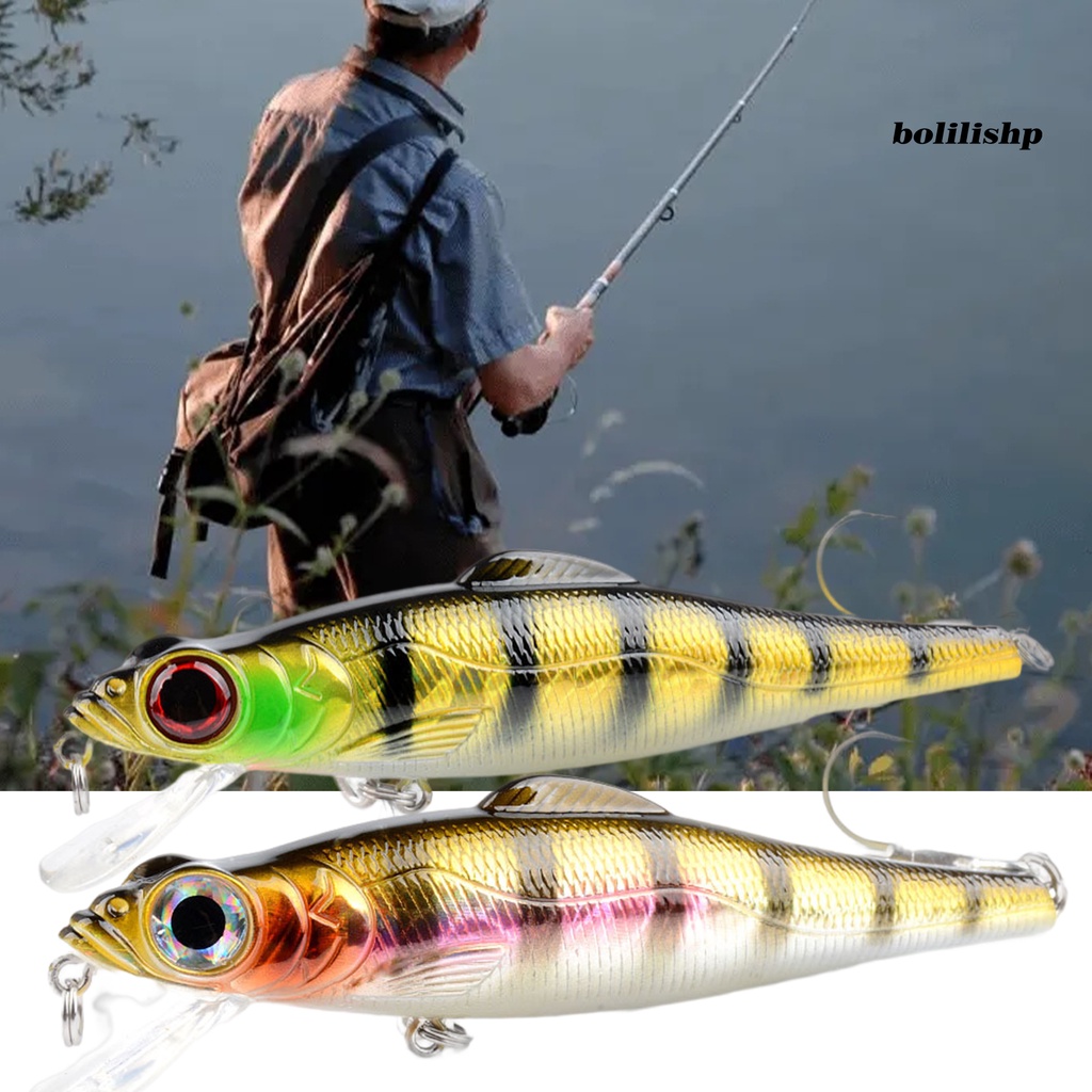 Bo-17g Umpan Pancing Keras Tenggelam Kait Stainless Bentuk Hidup Instalasi Mudah Pengerjaan Halus Umpan Simulasi Crankbait Bentuk Hidup 3D Mata Realistuc Umpan Ikan