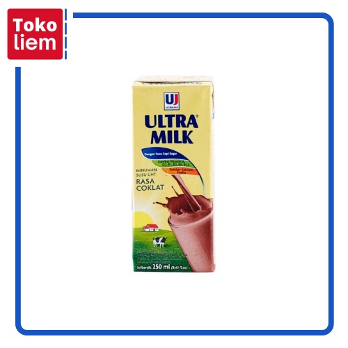 

Ultra Milk Choco Slim Coklat Susu UHT [250 mL]