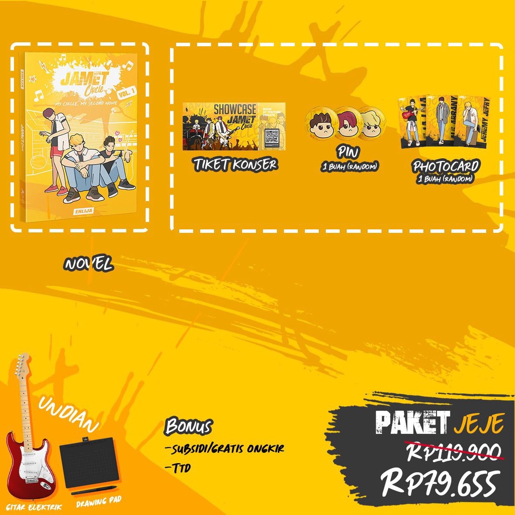 [ READY STOK ] Novel Jamet Circle + TTD - Ehlija