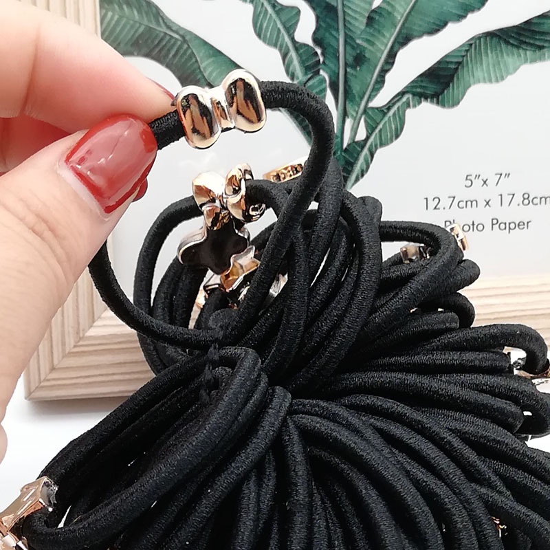 1PC Ikat Rambut Karet Wanita Korea Karakter Kuncir Rambut Gelang S - SG