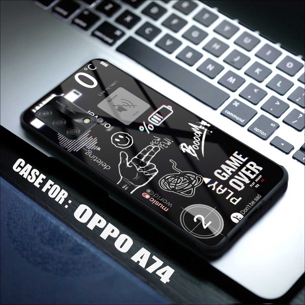 LIGHTNING - Case Oppo A74/A95 [NASA TIKET] - Fashion Case OPPO - Case Terbaru OPPO - Case Termurah -