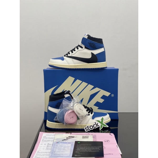 Sepatu Nike Air Jordan 1 High Fragment X Traviz Scoot BNIB