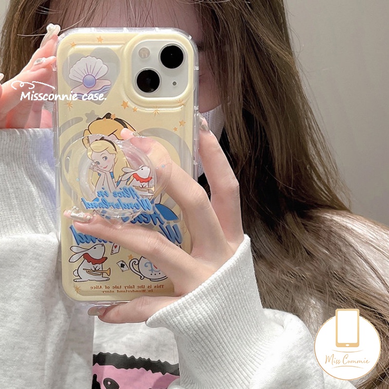 Casing Kartun Lucu Disney Princess The Mermaid Alice Untuk Realme C53 C12 C15 C11 5 9i 6i 5i 5s 7i C35 C55 C25 C25s C21Y C20 C25Y C33 C30 C30S C1 C2 C11 2021 C17 C3 Airbag Soft Cover