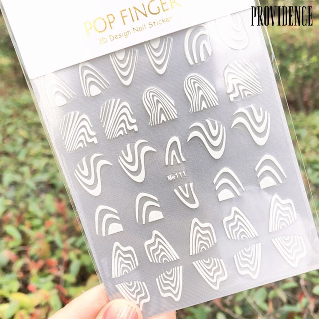 Providence Stiker Kuku Perekat Diri Yang Dapat Dilepas Tahan Air Kuat Lengket Mudah Mengelupas Kuku Stiker Kuku Nail Art Decal Nail Supplies