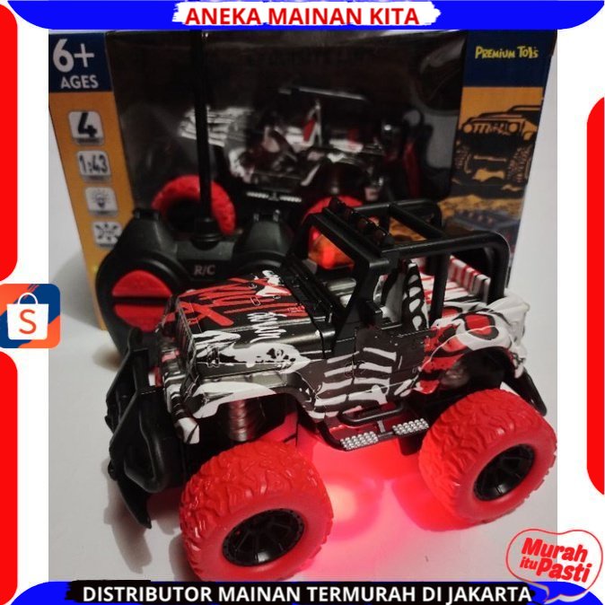 Mainan Anak Mobil Remote control Offroad RC Rock Crawler Jeep Mini Climber