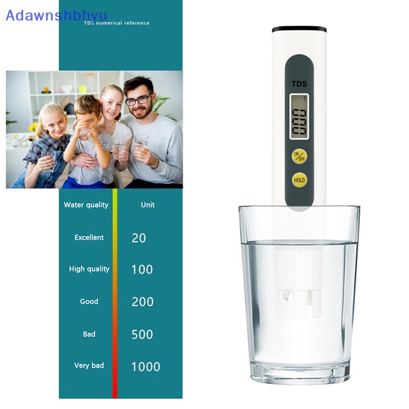 Adhyu 0.01 Tds Ec PH Meter Untuk Pen PH Tester Digital Berkualitas Air Dengan 0-14 PH Range ID