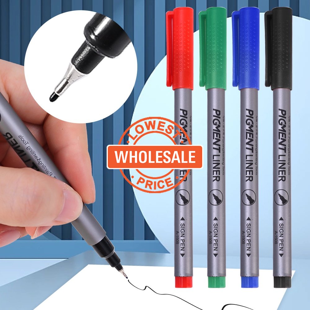 [Harga Grosir] 0.5mm Hitam/Merah/Biru Halus Cepat Kering Pen Netral Suara-Aktifkan/Art Special Sign Pen/Pena Gel Kapasitas Besar/Perangkat Sekolah Kantor Periksa Siswa