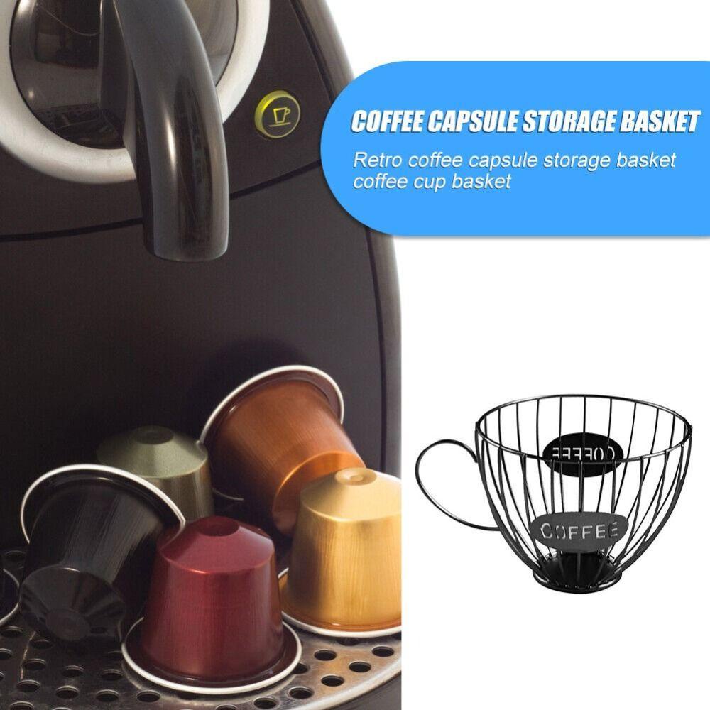 Populer Rak Penyimpanan Bentuk Mug Kopi High Quality Universal Home Capsule Basket Keeper