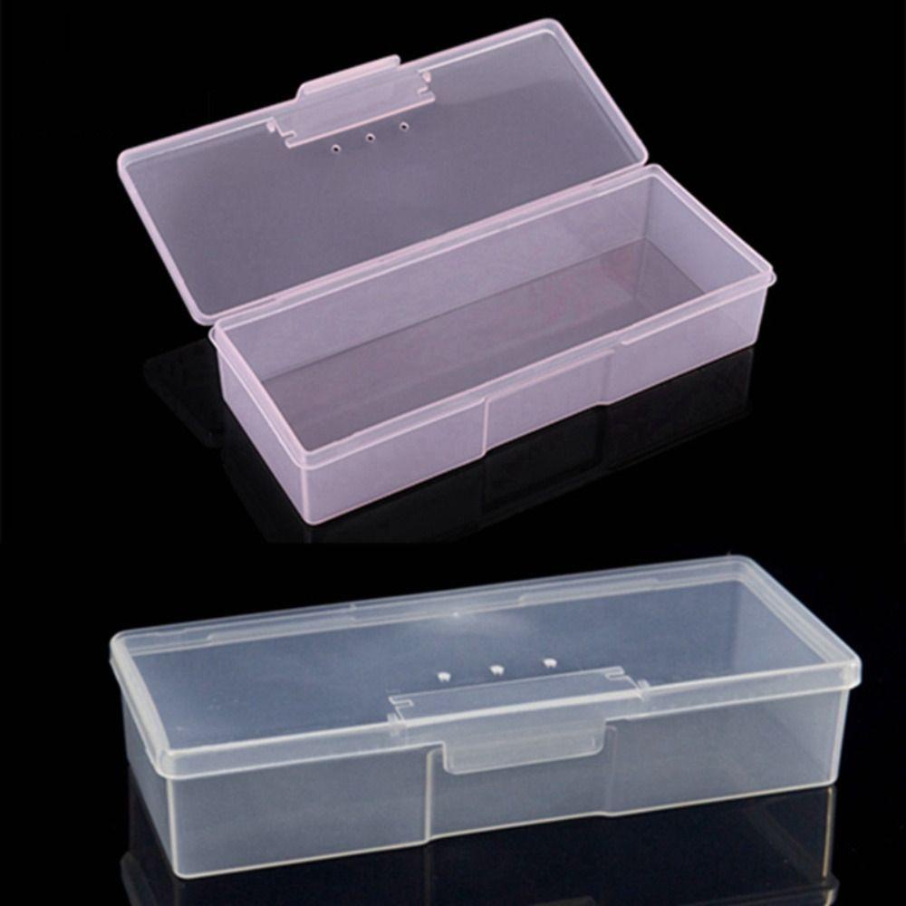 R-FLOWER Kotak Penyimpanan Nail Art New Wadah Kubus Kikir Kuas Kuku