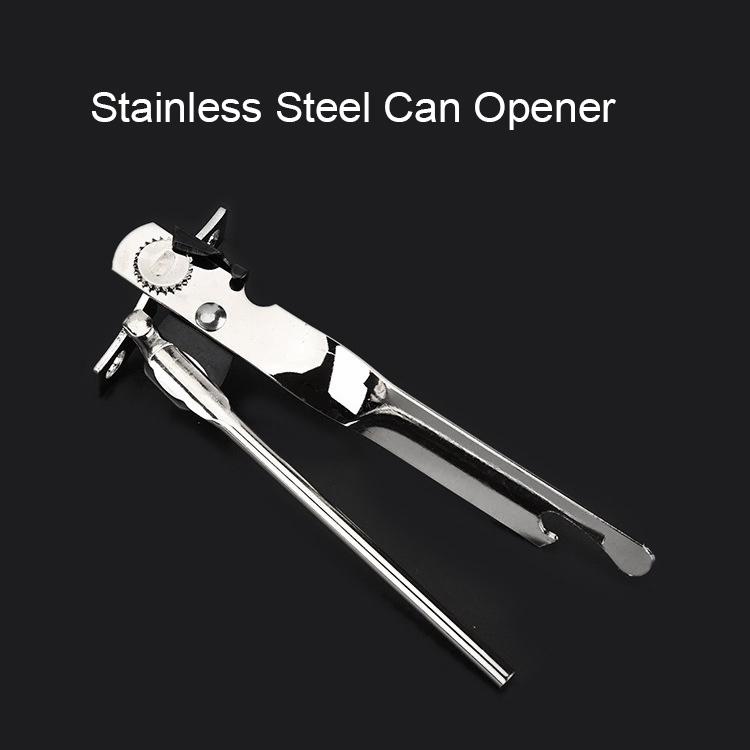 1pc Pembuka Kaleng Stainless Heavy Duty Professional Can Opener Kitchen Craft Multifungsi Pembuka Kaleng Alat Dapur