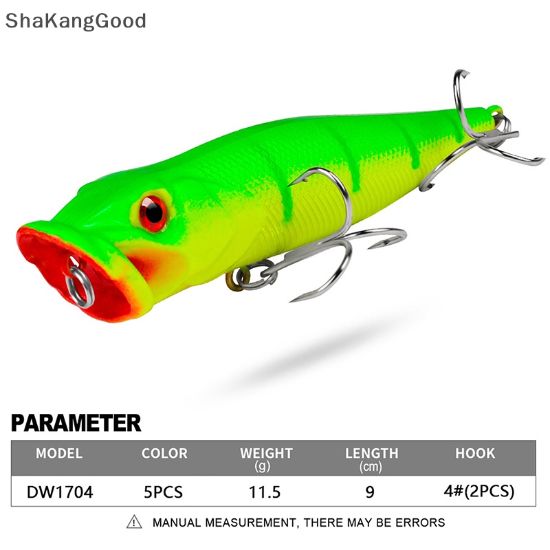 Skid 1pcs Big Fishing Lure Umpan Pancing Buatan Engkol Wobbler Kait Baja Karbon Tinggi Umpan Pancing SKK