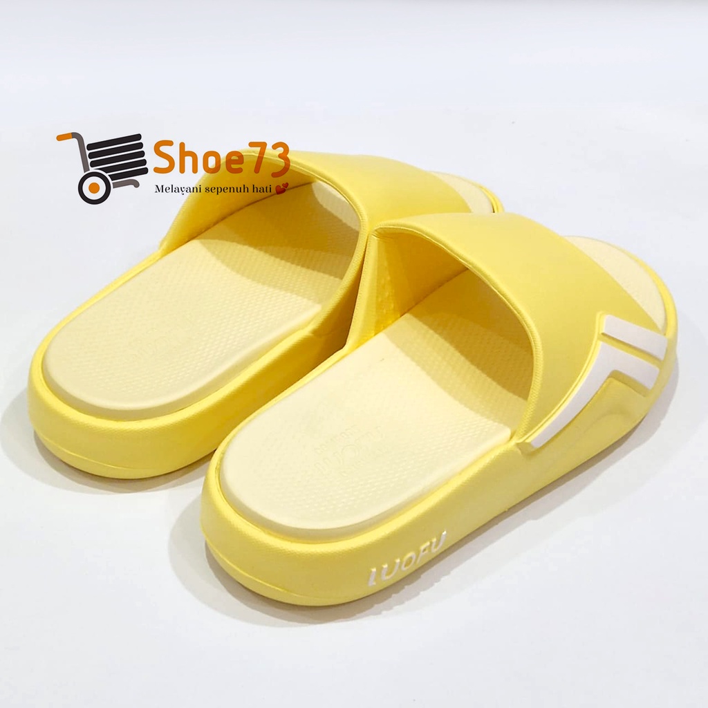 Sandal wanita slipper/slide/selop | LUOFU E 6213 - E15CW