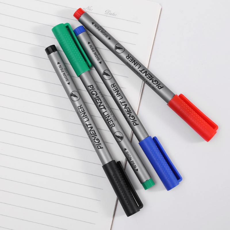 0.5mm 4warna Kualitas Tinggi Cepat Kering Tanda Tangan Pulpen/Tahan Lama Tulis Halus Kapasitas Besar Tinta Gel Pena Mahasiswa Stationary Kantor Perlengkapan Sekolah