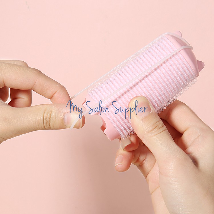 Roll Poni / Rambut Tempel Jepit Tali Karet Band isi 2 Lameila C268