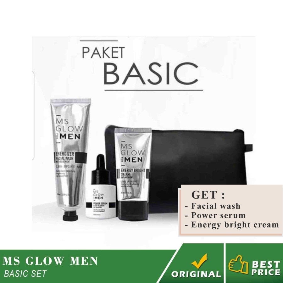 Beauty Loca - MS Glow for Men Paket Pencerah Glowing