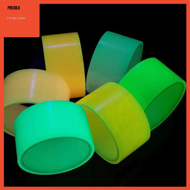 [Predolo] 6buah Kaset Rolling Bola Lengket Warna-Warni Lucu Luminous Colored Ball Tape