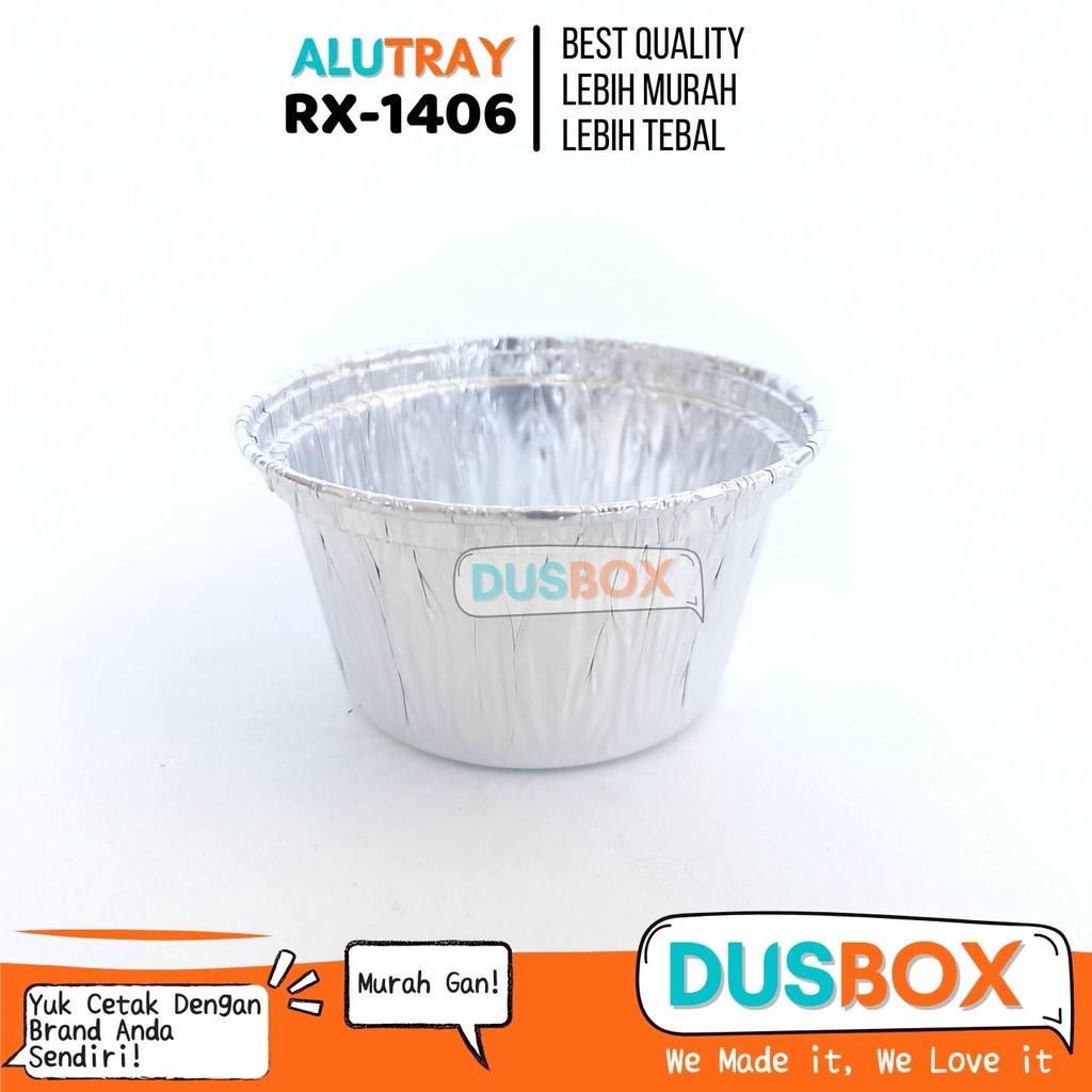 Alu Tray Rx-1406 / Alumunium Tray / Alumunium Cup / Muffin Alumunium / Tray Alumunium
