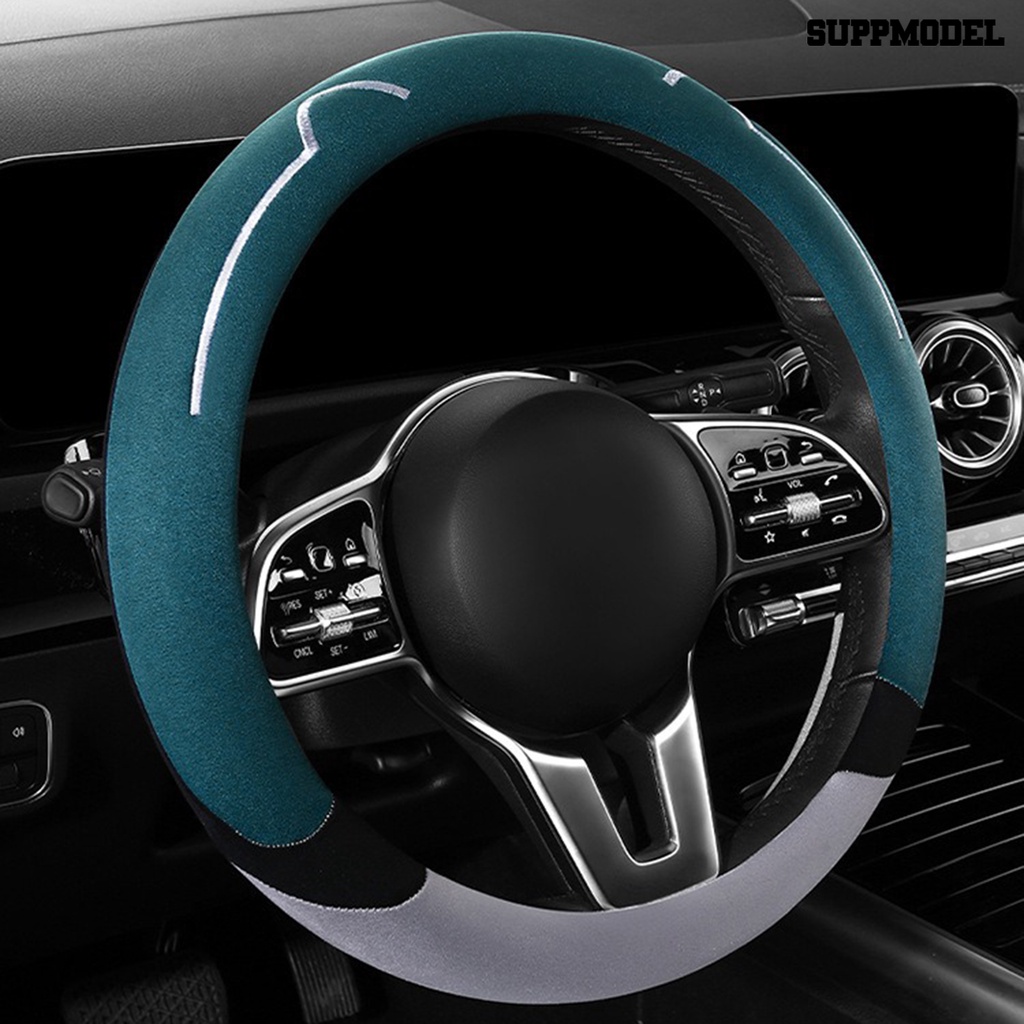 [SM Otomatis] Bantal Sarung Setir Mobil Bernapas Anti Slip Telinga Kucing Universal Bentuk Bulat/D Penutup Kemudi Aksesoris Otomatis