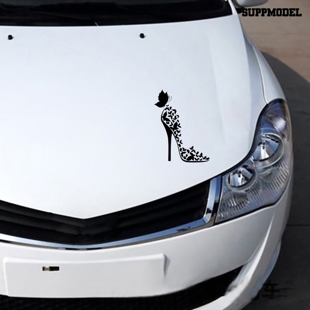 [SM Auto] Reflektif Mobil Kendaraan Jendela Samping Pintu Kupu-Kupu Hak Tinggi Dekorasi Stiker Decal