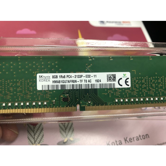RAM Server SK Hynix 8GB 1Rx8 PC4-2133P-ED2-11