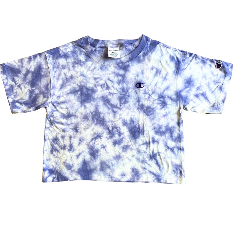 Champion Kaos Crop Top Tiedye Wanita Katun ORIGINAL