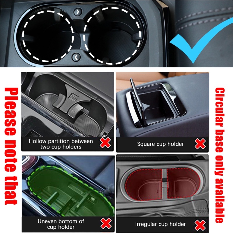 Two In One Car Water Cup Holder Tempat Handphone/Braket Penyimpanan Interior Mobil/Rak Penyimpanan Anti Jatuh Water Cup Multifungsi/Bracket Navigasi GPS General Motors