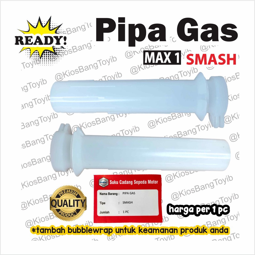 Pipa Gas Only Selongsong Putih Suzuki SMASH (MAX1)