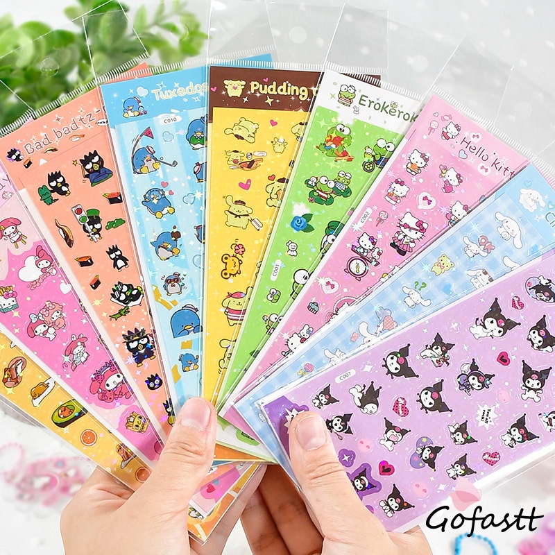 

Stiker kartun lucu Kulomi Melodi Stiker buku pegangan-G